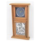 Wolves Mantel Clock Battery Powered