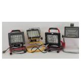 (4) Halogen Work Lights (some need bulbs)
