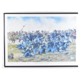 BATTLE OF THE LITTLE BIG HORN Print by Brian