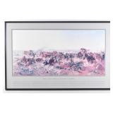 The Charge of the Australian Light Horse Print