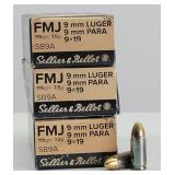 (133rd) 9mm Luger FMJ Sellier & Bellot Ammo