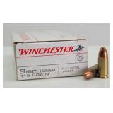 (42rd) 9mm FMJ Winchester Ammo