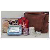 Ellington Leather Satchel, Scentsy Warmer...