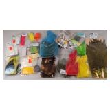 Fly Tying Supplies: Dyed Grizzly Saddle Yellow...