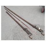 (2) Bar Clamps + Piano Hinge