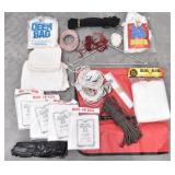 Hunting Lot: Elk & Deer Game Bags, Rope, Gambrel