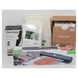 Vacuum Sealer w/ Bags & Hand Blender