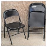 (4) Black Folding Chairs