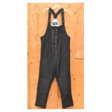 RefrigiWear Insulated Softshell Bib Overalls Large