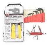 PT 67 PC Hand Riveter Set, Swiss Army ...