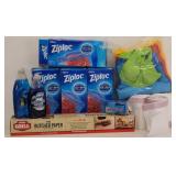 Ziplocs, Butcher Paper, Dawn Dish Soap...
