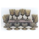 (8) FAIRFIELD SMOKE Water Goblets...