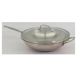 Cuisinart 14" Stainless Steel Wok, Clear Lid