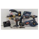 Ryobi 18V Tools, 3 Batteries & Charging Station...