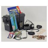 Plastic Ammo Can w/ Various Treasures...