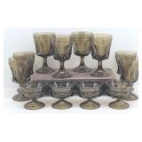 (8) FAIRFIELD SMOKE Water Goblets...