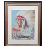 THE GREAT SPIRIT Print by J. K. Cole, Needlepoint