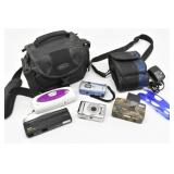 Lot of Cameras: Kodak Star 110, Polaroid I Zone...