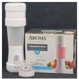 Aroma Collapsible Mixer Rechargeable USB Powered
