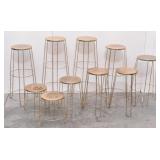 (10)  Metal Plant / Arrangement Stands