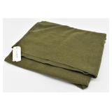 Vintage Green Military Blanket