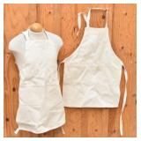 (2) NEW Canvas Work Aprons
