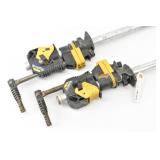 (2) Power Press Pipe Clamps