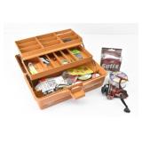 Tackle Box w / Tackle & Reel