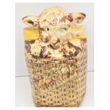 McCoy "Lamb in a Basket" Cookie Jar