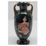 Victoria Carlsbad Austria Handled Porcelain Vase