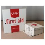 (2) CURITY Vintage First Aid Utility Kits