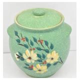 Ransburg Stoneware Pottery Cookie Jar Crock