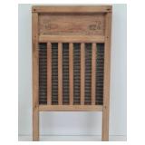 National Washboard Co Wooden Washboard