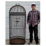 Tall Iron Bird Cage