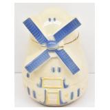 Early FAP Pottery Dutch Windmill Cookie Jar