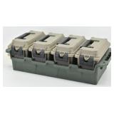 Green made 4-Pack Storage Crate Multi-Purpose