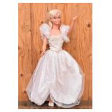Mattel 1992 My Size Bride Barbie Doll