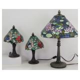 Tiffany Style Flower Parlor Lamps