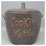 McCoy Pottery Matte Brown Cookie Kettle Jar