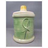 Mid Century Spool of Thread Cookie Jar American...