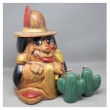 California Originals Indian Chief Cookie Jar...