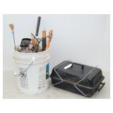 Tabletop Barbecue Grill & Utensils