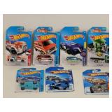 (7) Hot Wheels 1:64 Die-cast Cars