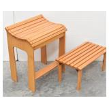 Oak Bench Seat & Platform