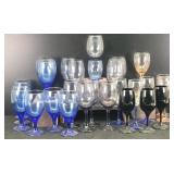 (27+/-) Collection of Libby Stemmed Goblets Most