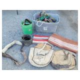 Horse Tack: Blankets, Ropes, Grooming Tools...