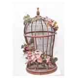 Charming Decorative Wood & Metal Bird Cage