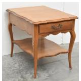 French Provincial Louis XV Style End Table