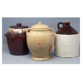 (3) Cookie Jars; McCoy Cookie Jug #144 10" &
