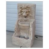Lion Head Outdoor Water Fountain